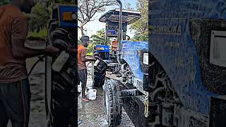 washing a modified sonalika tractor  Sonalika di50 alle #shorts #viralshorts
