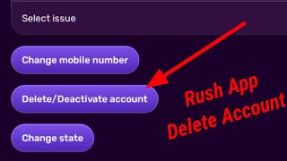Rush App ka Account Delete Kaise kare || Rush Account Pramently Delete kaise kare