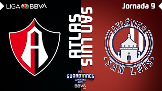 Resumen y Goles | Atlas vs San Luis | Liga BBVA MX - Guard1anes 2021 - Jornada 9