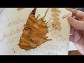 christmas eve fountain pen ink diamine inkvent salted caramel