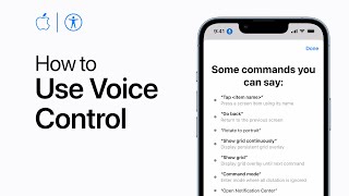 How to use Voice Control on iPhone, iPad, and iPod touch | Apple Support