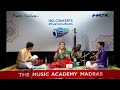 Vishruthi Girish at The Music Academy Madras 2022