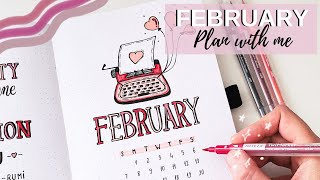 Plan With Me | February 2021 Bullet Journal Setup (w/Arteza)