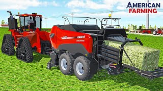 AMERICAN FARMING HAY PACK 1ST LOOK! (NEW ROUND BALER, MOWER, H&S MERGER & MORE!)