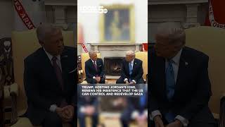 #trump renews his insistence that the US can control and redevelop Gaza while hosting Jordan's king