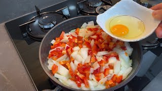 Simple Breakfast Recipe! 1 onion 1 egg! Easy breakfast recipe that will become a habit