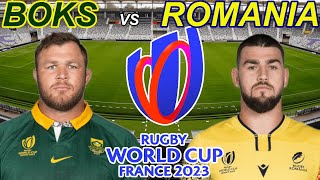 SOUTH AFRICA vs ROMANIA Rugby World Cup 2023 Live Commentary