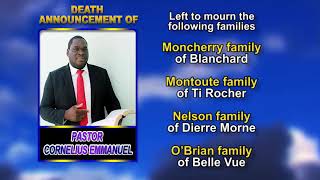 Pastor Cornelius Emmanuel long