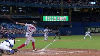 BOS@TOR: Bogaerts gets fourth hit on infield single