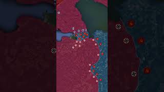 Siege of Leningrad (WW2) #shorts #animation #map