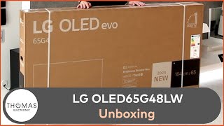 UNBOXING - LG OLED65G48LW - OLED evo 2024 65
