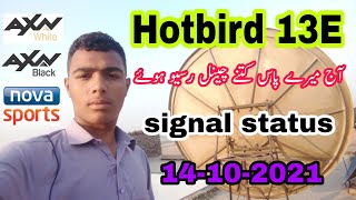 Hotbird 13E Satellite New update latest channel list 14-10-2021.