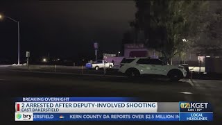 2 arrested after pursuit leads to deputy-involved shooting and crash on Fairfax Rd