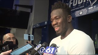 UConn's Adama Sanogo reacts to Final Four win over Miami | Full Interview