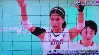 【2022春高 決勝】就実vs古川学園 第3,4セット｜女子バレー