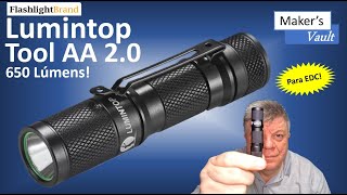 Lumintop Tool AA 2.0: Lanterna para EDC com 650 Lúmens!