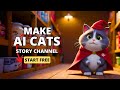 Make Unlimited CAT  VIDEOS with Single Ai for YouTube use this STRATEGY , earn $1.3k per month