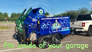 Bin Cleaning Systems || Trailer Mounted Bin Cleaner ||Sparkling Bins