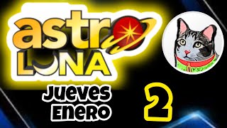 Resultado SUPER ASTRO LUNA Jueves 2 de Enero de 2025