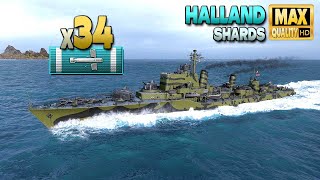 Destroyer Halland: 94 knots torpedo terror - World of Warships