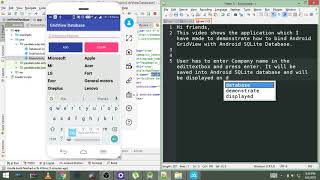 Android GridView from SQLite Database Download Source code