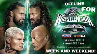 Offline for WrestleMania Week and Weekend!