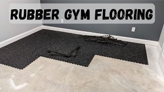 How to install rubber flooring tiles for your gym