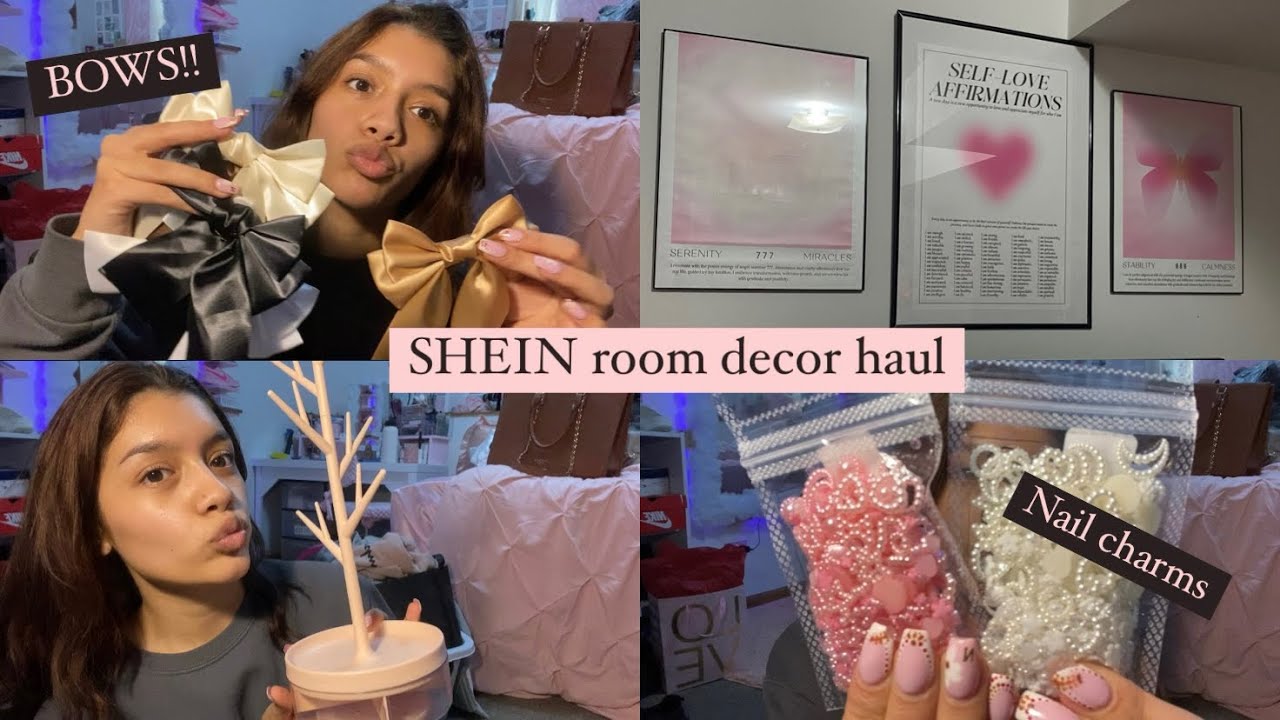 Shein Room Decor Haul Peep The New Room Youtube