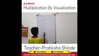 student of kriyansh G-champ abacus performing visualisation