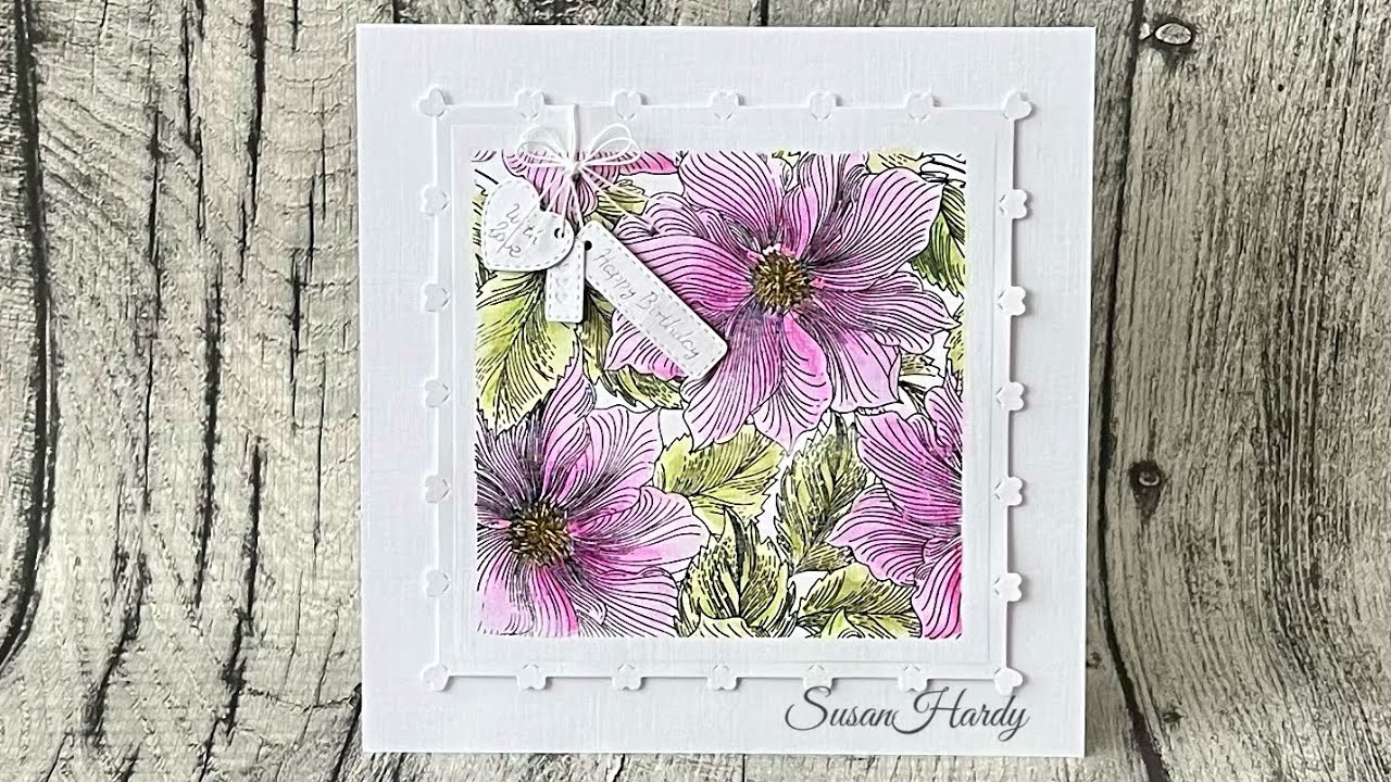 Easy Floral Stamping Craftaddictionuk Coupon Code Susan5