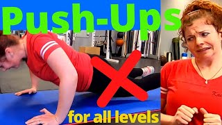 How to Progress Push-Ups Correctly - Beginner or Advanced Progressions for Getting Stronger!