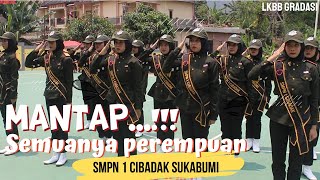 KEREN...!!! PASKIBRA SMPN 1 CIBADAK DI LKBB GRADASI DOA BANGSA