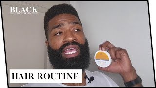 Black Men's Quick Hair Routine 101 | Relieve Dry, Dandruff, Breakage