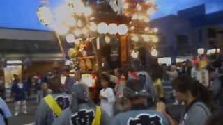 平成２７年　八王子まつり　大横町　山車巡行　２０１５．８．９　Hachioji Matsuri