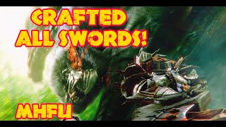 Monster Hunter Freedom Unite I Crafted All Great And Long Swords