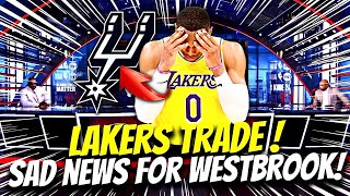 🚨 BREAKING NEWS! LEFT NOW! RUSSELL WESTBROOK UPDATE! LAKERS TRANFER NEWS! LOS ANGELES LAKERS NEWS