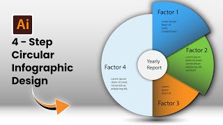 Adobe Illustrator Tutorial: Learn Circular Infographic Design Fast