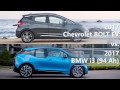 2017 Chevrolet BOLT EV vs. 2017 BMW i3 (94 Ah) comparison