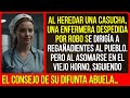 Al heredar una casucha, una enfermera despedida por robo se dirigía a regañadientes al pueblo