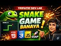 Build the Classic Snake Game with HTML, CSS & JavaScript | Beginner JavaScript Project