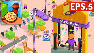 Pizza Ready! - Eps.5: Last Expand in USA, Build Purple Taco Peal! #pizzaready #games #gaming