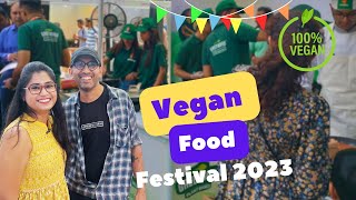 I met Robin sir at Ekatva Vegan Food Festival | Vegan food options available