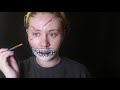 knave of hearts sfx makeup tutorial applying rigid collodian