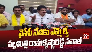 వైసీపీ నేతకు ఎమ్మెల్యే నల్లమిల్లి రామకృష్ణారెడ్డి సవాల్  | MLA Nallamilli Ramakrishna Reddy challeng