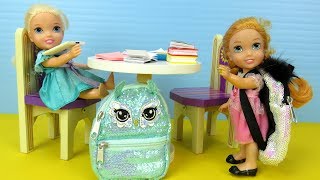STOP wasting time ! Elsa and Anna toddlers - homework - evening routine - dinner