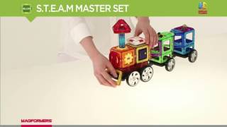 MAGFORMERS S T E A M MASTER SET