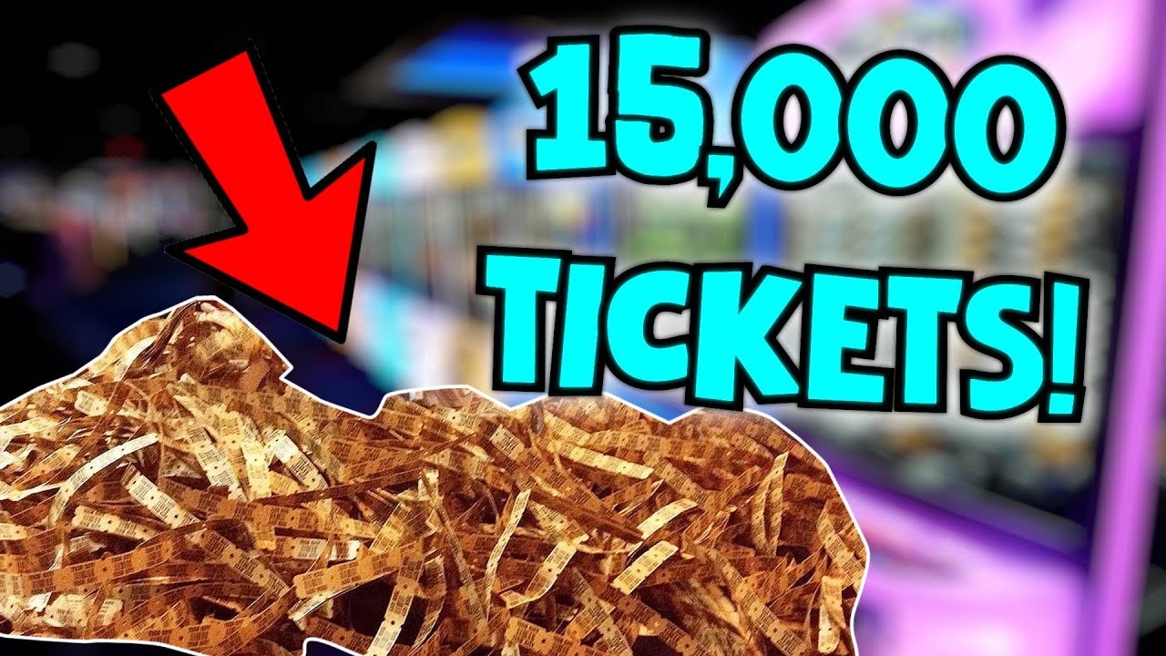 Won 15 000 Tickets From The Arcade Youtube