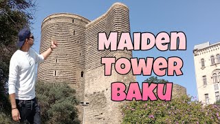 Maiden Tower Baku Azerbaijan, | Exploring Baku Old city | Episode #6 |