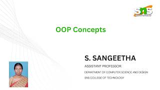 OOP Concepts | Java Programming | SNS Institutions