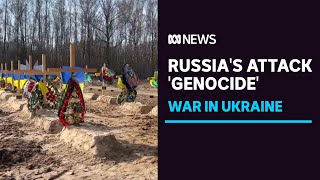Joe Biden accuses Russia of 'genocide' in Ukraine | ABC News